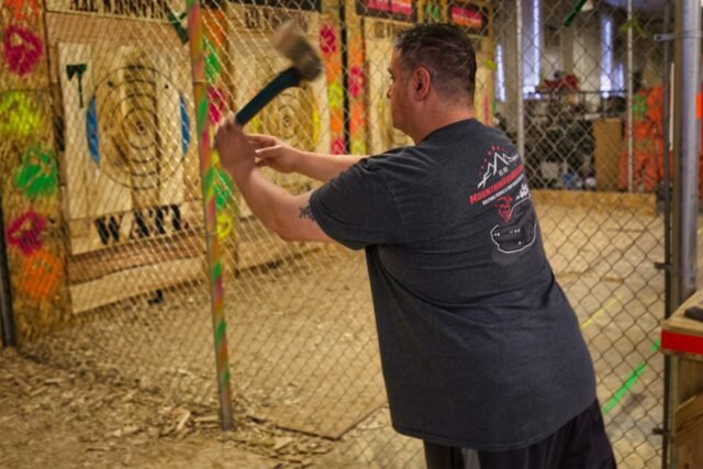 Hit the bullseye–like the guy in this image–with our list of fun things to do near Grove City PA.
